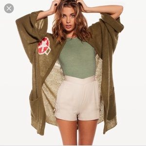 Wildfox army girl cardigan
